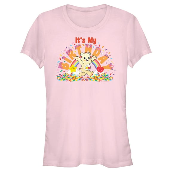 Junior's Care Bears Sweet Celebrations Bear It's My Birthday Graphic T-Shirt