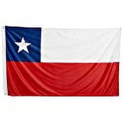 Chile flag 3ft x 5ft Super Knit Polyester