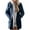 Navy, variant on Long Jean Jacket for Women Warm Hooded Casual Long Sleeve Jacket Long Jean Outwear Overcoat Denim Jacket for Women Black Long Sleeve Women Jean Jacket Women