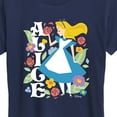 thumbnail image 3 of Disney - Alice in Wonderland - Alice Botanical - Women's Short Sleeve Graphic T-Shirt, 3 of 5