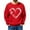 Wine, variant on Atogsazn Mens Waffle Sweatshirt Casual Valentine's Day Long Sleeve Pullover Sweatshirts Hearts Sweater Outfit Watermelon Red S Fashion