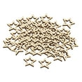 thumbnail image 3 of 100 estrellas de madera huecas, adornos de madera, círculos en forma de estrella para decoración del hogar y 2 cm, 3 of 9