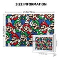 thumbnail image 5 of Lsque Mario Pattern Picture Puzzle,Wooden 1000 Piece Puzzle,Personalized Jigsaw Puzzles,Family Fun Puzzle,Gift Puzzle(Horizontal style), 5 of 8