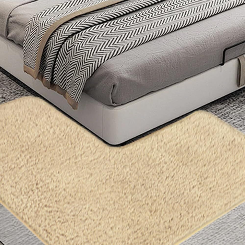 L-Shaped Bath Mat, Corner Bath Mat, Washable Carpet,Water Absorbent Soft Bath Rug, Non-Slip Floor Mats for Bathroom Bedroom Kitchen Living Room