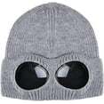 thumbnail image 1 of LinYooLi Women Knit Beanie Skull Hat Slouchy Chunky Cable Warm Soft Thick Cap with Goggles, 1 of 7