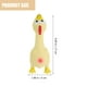 thumbnail image 5 of EeaseMX Juguetes de látex para perros con forma de pollo chillón, con sonido de dibujos animados, para masticar y morder, color amarillo, 5 of 7