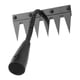 thumbnail image 2 of Rastrillo multiusos de metal para jardín, ideal para jardinería doméstica al aire libre. 6 consejos, 2 of 9