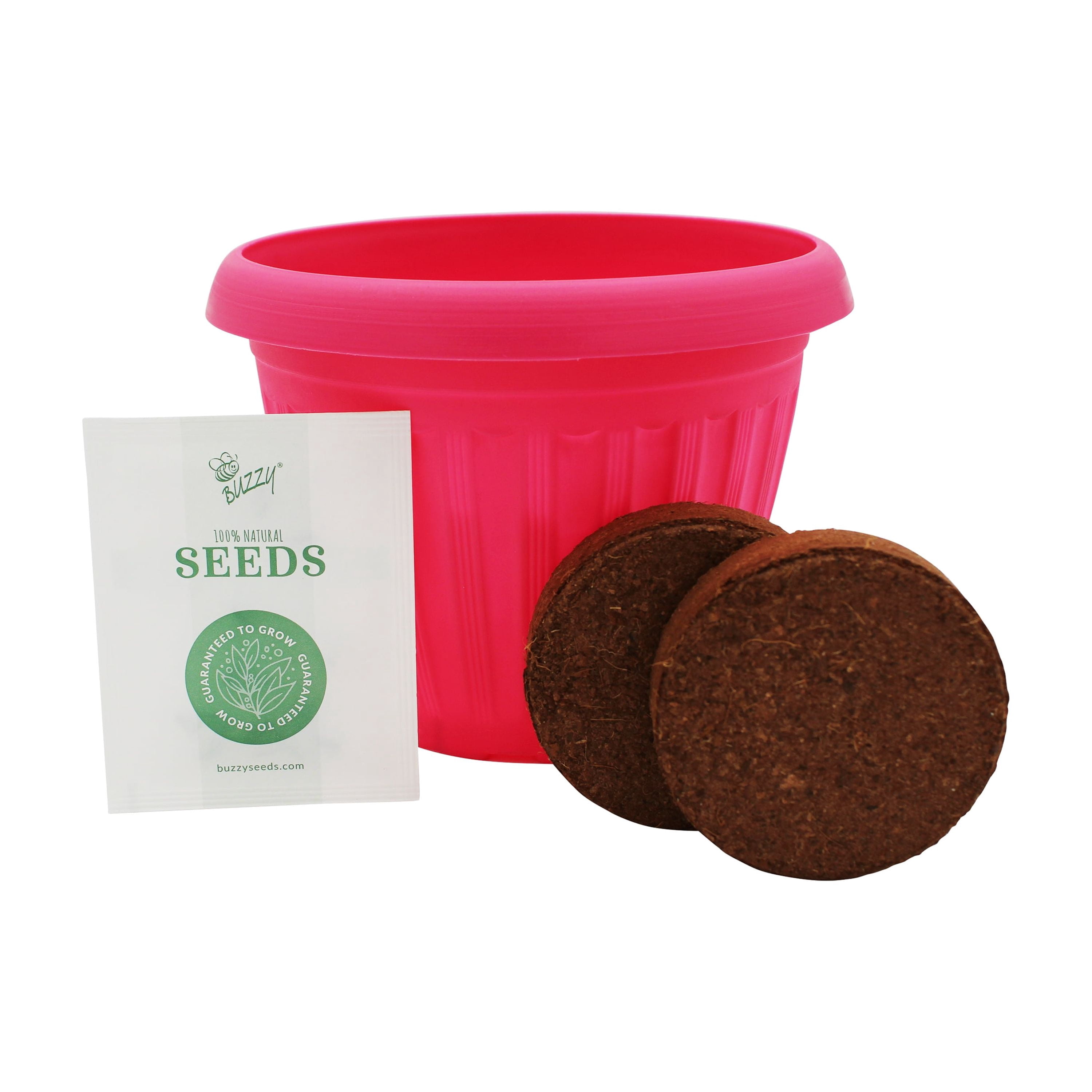 Chaos Garden 3-Pack Flower Grow Kit with Wildflower Seeds & Pots