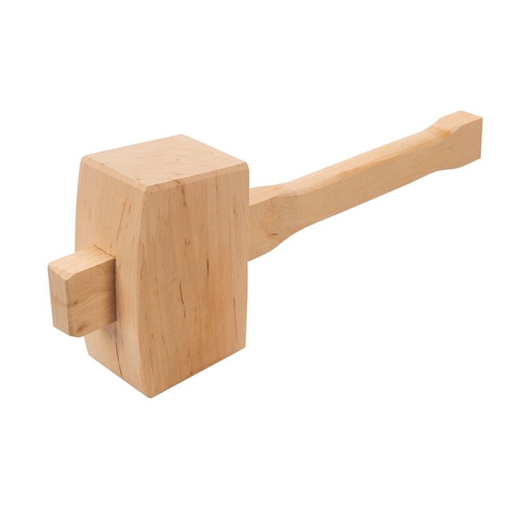 Silverline Wooden Mallet With Hardwood Head - 115mm Face For Woodworking & Chisels