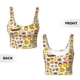 thumbnail image 6 of Sports Bras for Women Workout Tank Tops, Bees And Honey 1 Running Vest with Removable Cups, 6 of 7
