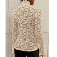 thumbnail image 5 of Spring Tops For Women, Solid Color Lace Slim Fit Outerwear Sheer Floral Sleeve Top Casual Long Red Women Tops Square Neck Casual Womens Tank Tops Crop Casual Tank Tops Casual (M, Beige) Unbranded, 5 of 5