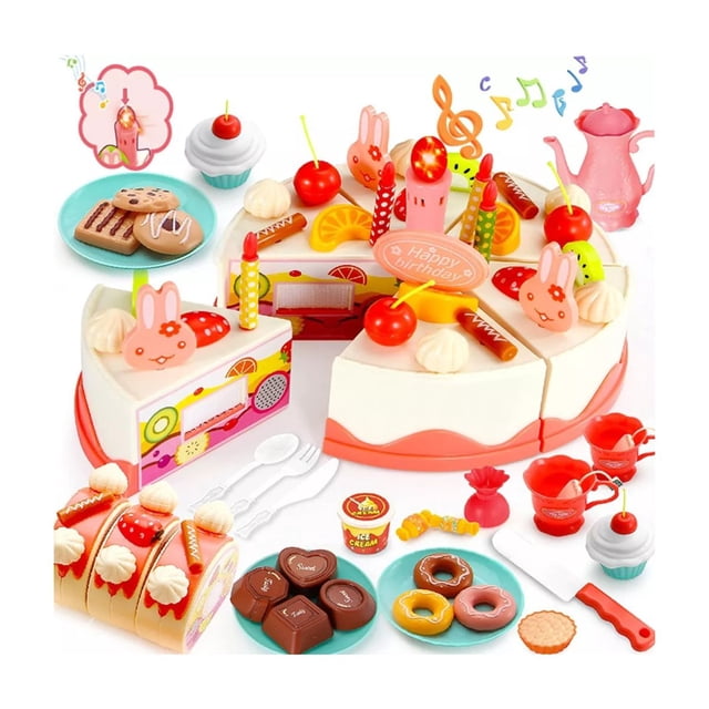 Juguete De Cumpleaños Musical Para Niños 82pcs