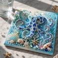 thumbnail image 5 of Ocean Theme Pearl Art DIY Kit, Octopus DIY Pearl Painting Kit, Ocean Diamond Art for Adults & Beginners, Sparkling Coastal Wall Decor(Octopus), 5 of 8