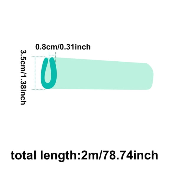 Edge & Corner Protector U Shaped Foam Guard - 2M Soft Safety Bumper for Cabinets & Vehicles - Safety Furniture Protection for Glass Tables Corner Edge(Beige)