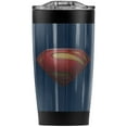 thumbnail image 1 of Man Of Steel Shield Stainless Steel Tumbler 20 oz Coffee Travel Mug/Cup, Vacuum Insulated & Double Wall with Leakproof Sliding Lid | Great for Hot Drinks and Cold Beverages, 1 of 7