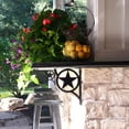thumbnail image 5 of Ekena Millwork 1 1/2"W x 10"D x 12"H Austin Wrought Iron Bracket, (Single center brace) (2-Pack), 5 of 5