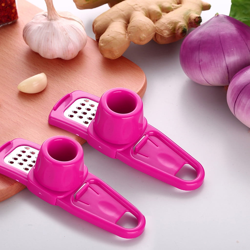2PCS Multifunction Stainless Steel Pressing Garlic Slicer Cutter Shredder Kitchen Tool Walmart
