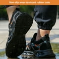 thumbnail image 6 of Safety Shoes Men's Waterproof Work Shoes Lightweight Anti-Smashing Steel Toe Shoes Comfort Fashion EU 36-48, 6 of 8