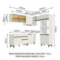 thumbnail image 3 of Cocina Integral Completa Modular Madesa Reims 402cm BB 02, 3 of 8