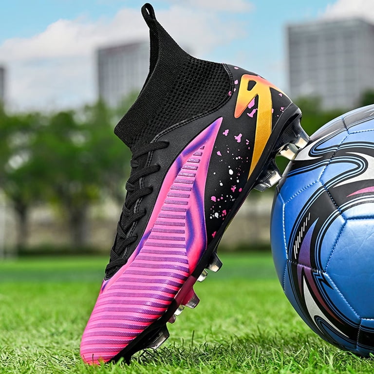 Yiomxhi Soccer Cleats for Men Younth Adult Lightweight Football