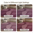 thumbnail image 7 of ODIKA 8'x10' Washable Area Rug Deep Burgundy Geometric Design Modern Abstract Shapes with Bold Arches for Living Room, Under Sectional, Family , Durable, Non-Slip, 7 of 7