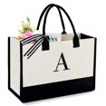 thumbnail image 1 of Bolsa de tela BeeGreen con monograma, 43 x 32 x 17 cm, letra A, 1 of 8