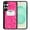 Hot Pink Composition Book, variant on WIRESTER Shockproof Soft Rubber Cover Case for Samsung Galaxy S25  / S25 Plus 6.7" 2025, Black Composition Book