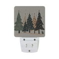 thumbnail image 5 of Yayeee LED Night Light for The Home Plug in With Light Sensors 2 Pack, Beige Christmas Trees, 5 of 6
