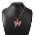 thumbnail image 1 of Collier Chaîne Papillon Vintage Pendentif Papillon en Strass pour Femmes, 1 of 10