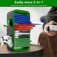 thumbnail image 4 of Game Storage Rack for Xbox Multi-Function Disc Rack White-Black, 4 of 5