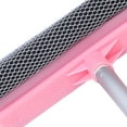 thumbnail image 5 of Raindrops Window Squeegee Cleaner 1Set Pink Plastic Water Absorbent Scrubbing for Home Users Bathroom Kitchen Balcony, 5 of 8