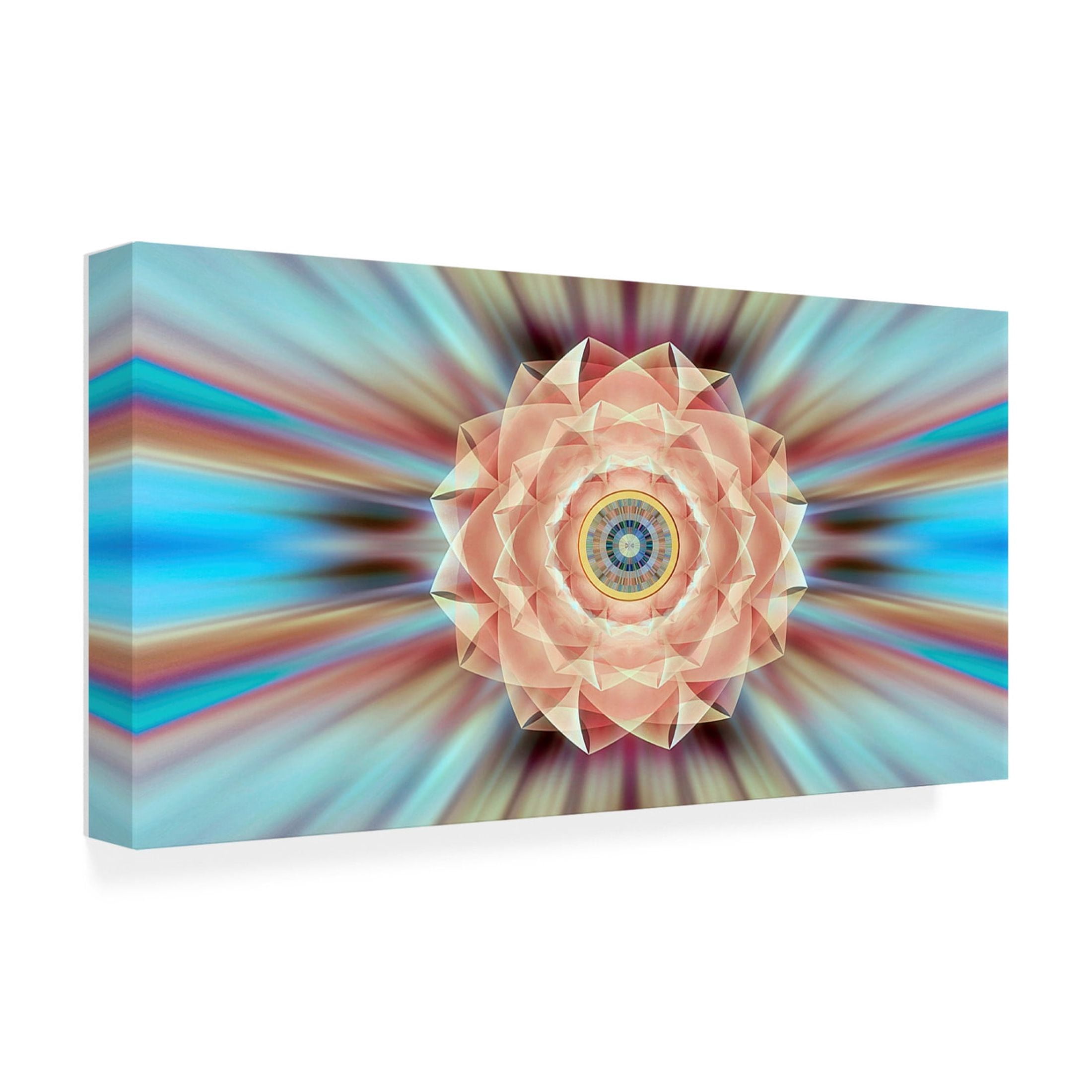 Canvas Wall Art - David Manlove 'Sun Diode 7' Wall Art for Living Room, Bedroom, or Office Décor by Trademark Fine Art - 47 x 24 Inches