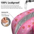 thumbnail image 5 of Lunch Bag Lunch Box for Women Reusable Insulated Lunch Bags,Water-Resistant Strawberry Pattern Cooler Lunch Tote Bag, Large Capacity for Work Travel Picnic, 5 of 6