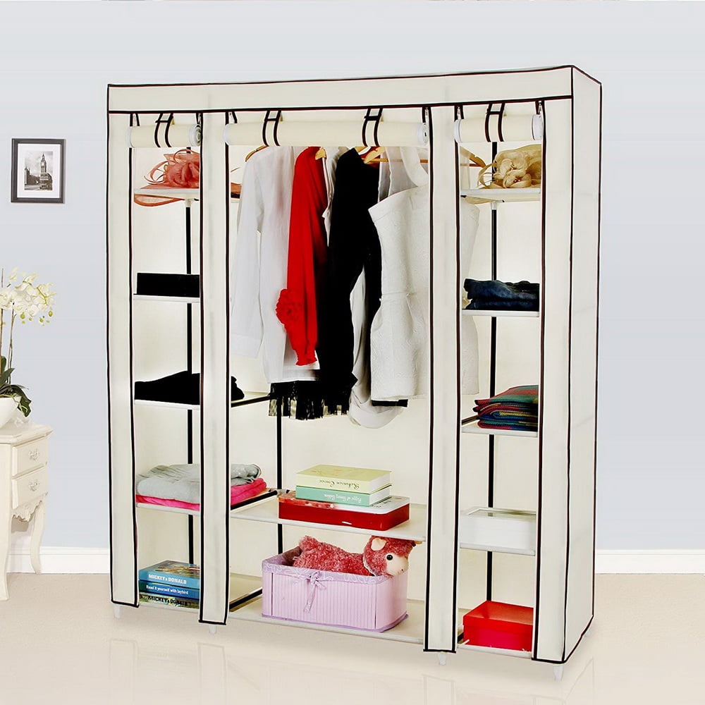 Lowestbest Portable Clothes Closet, Beige