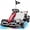 24V Red, variant on 24V 9AH Electric Go Kart with Adjustable Seat,Licensed BMW 7.5 MPH Drift Kart for Kids Age 6-12, 2 * 200W Motors, Drift Mode and 2 Speed, White