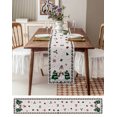 thumbnail image 6 of Table Runners 36 Inches Long Dress Scarves, Merry Christmas Farmhouse Kitchen/Dining Table Runner, Short Coffee Tablerunners, Xmas Trees Snowman Snowflake Winter 13x36 Inch, 6 of 7