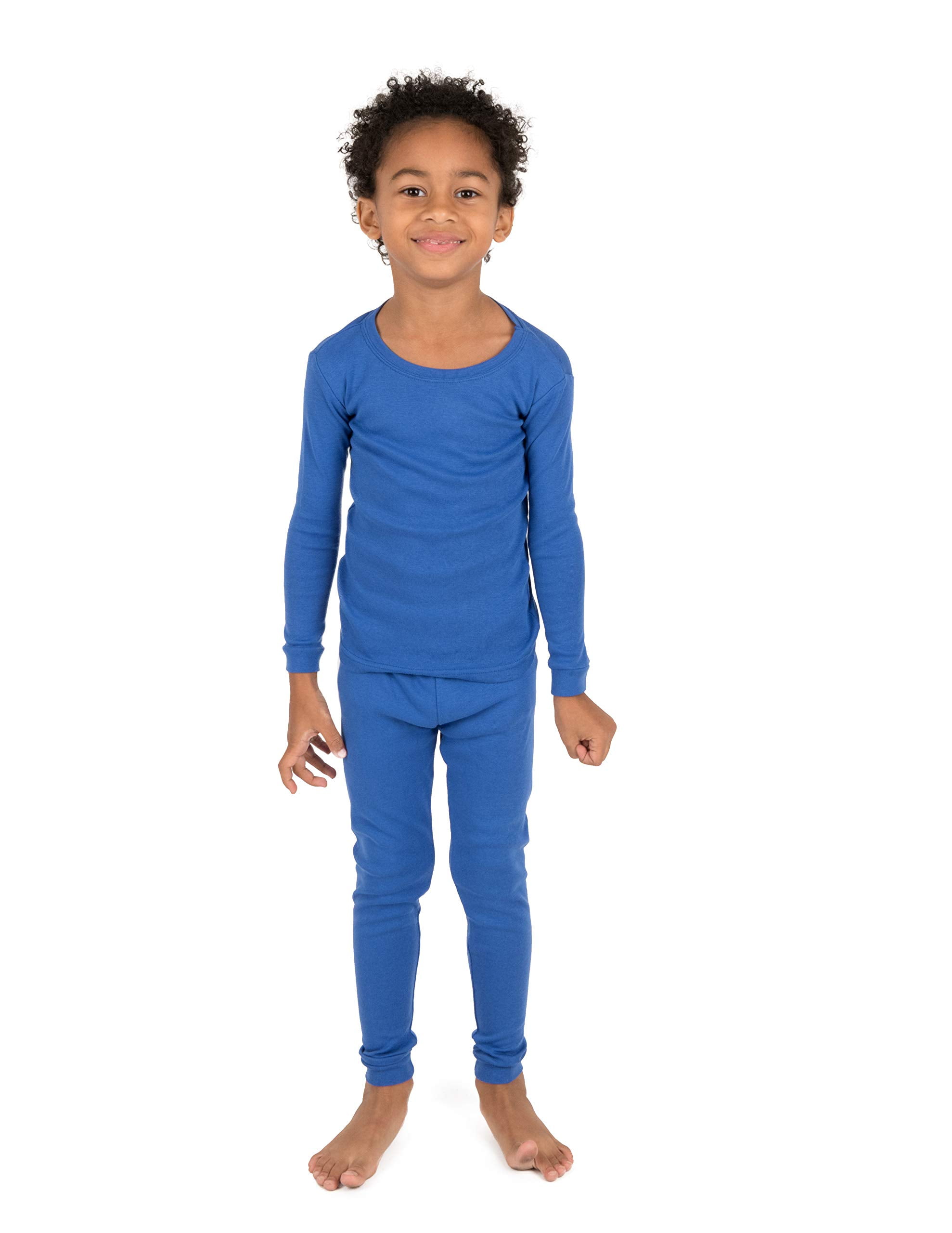 Girls and Boys Apples /& Pajamas Stretch Cotton 2-Piece PJ Set for Kids