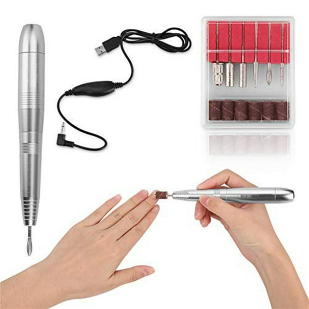 Electric Nail Drill Machine Handpiece Nail Polish Grinder Nail File