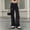 Black, variant on DuoJiaJ Women Cargo Pant Low Waist Pockets Trousers Spring Casual Loose Sprot Pants Women's Cargo Pants Black L