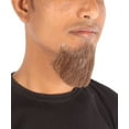 thumbnail image 3 of HPO Adult Men's Blonde Color Fake Goatee Beard, Human Facial Hair, 3 of 5