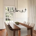 thumbnail image 2 of Elegant Traditional Black 5-Light  1-Tier Chandelier, Kitchen Island, 2 of 8