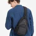 thumbnail image 2 of Mochila bandolto con bandolta para hombre y mujer, color negro y gris, 2 of 6