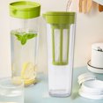 thumbnail image 6 of Fruit Infuser Water Pitcher with Removable Lid & Strainer | Heat Resistant for Hot & Cold Beverages | 68oz Capacity for Iced Tea & Flavor-Infused Drinks | 1-Piece White or Green Pitcher, 6 of 7
