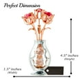 thumbnail image 3 of Matashi Flowers Bouquet and Vase w/ Colorful  Crystals Rose Gold, 3 of 5
