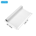 thumbnail image 2 of Uxcell 16 Feet x 12 Inch Art Easel Paper Roll，2 Pcs Wrapping Paper Art Craft, White, 2 of 5