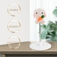 thumbnail image 4 of LOLIPPYY 1Pcs Action Figure Display Holder Doll Display Stand for Retail Use White Plastic, 4 of 8