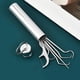 thumbnail image 2 of Juego de 7 palillos de dientes de acero inoxidable, kit de limpieza de palillos de dientes reutilizables de metal con soporte para viajar al aire última intervensión, camping, juego de bolsillo de, 2 of 3