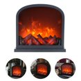 thumbnail image 4 of Mini Fireplace Lantern,Decorative Flameless Portable Electric Fireplace Light, Battery Operated USB Operated Fireplace Lantern Fireplace Lamp for Home Decor Christmas Ornament, 4 of 10