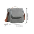 thumbnail image 6 of InsCrazy Lunch Box for Women, Insulation Lunch Bento Bag with Handles for Picnic and Office, 6 of 6
