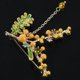 thumbnail image 4 of 2X Joyería Broche de Alfiler de Bien Hoja Verde Broches de Camisas para Señora, 4 of 8